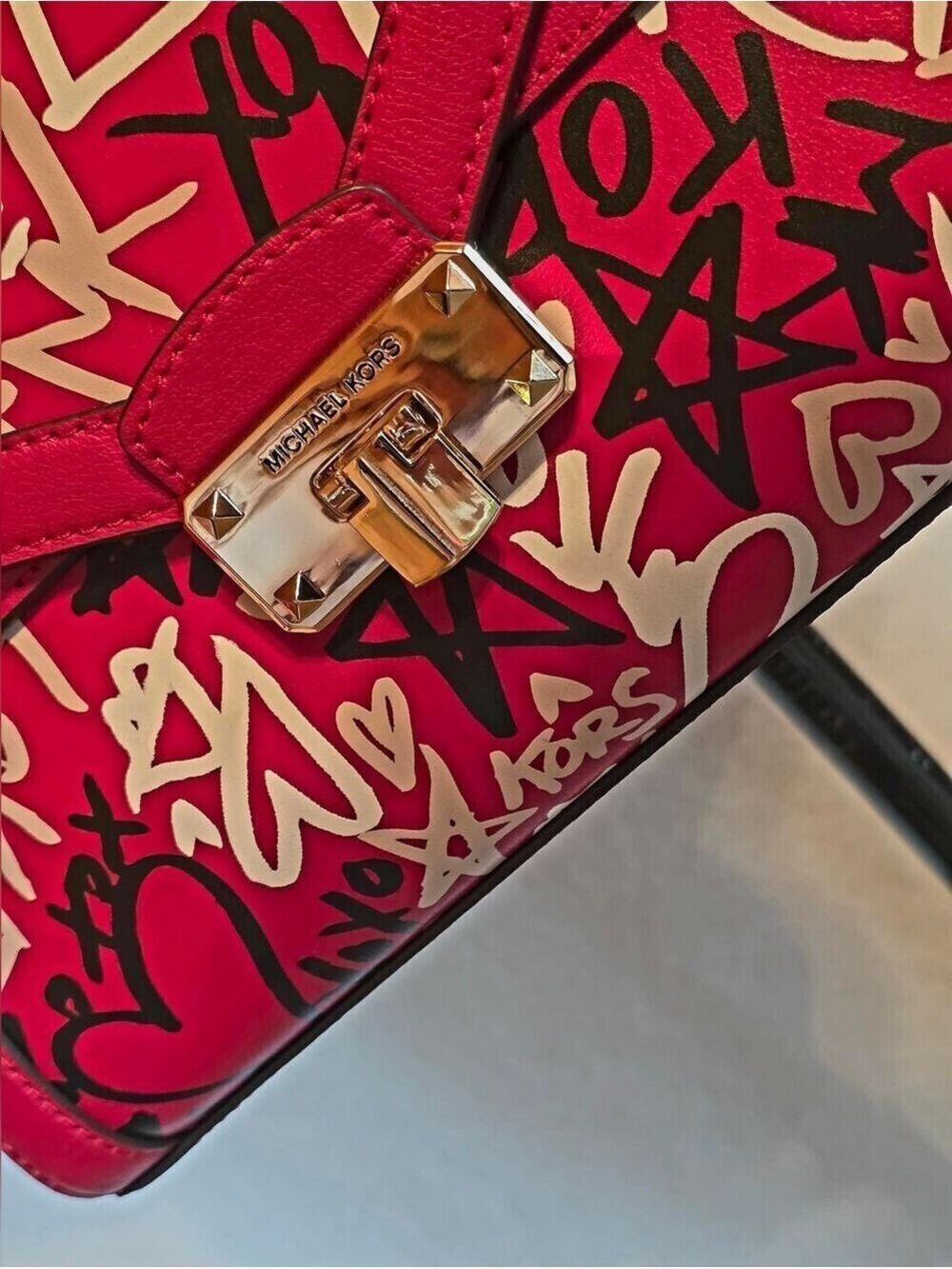Rare Michael Kors Graffiti Love Heart Bag Bundle — Both With Tags - Picture 9 of 14
